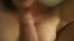 Homemade SEXY British Girl sucks Fat Cock and Tongues Arse